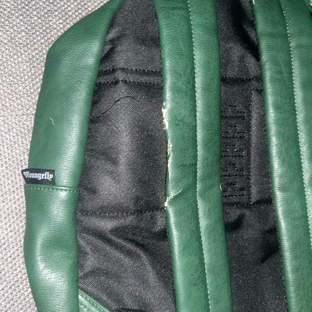 Loungefly Star Wars Boba Fett Green Leather Backpack - Picture 6 of 8